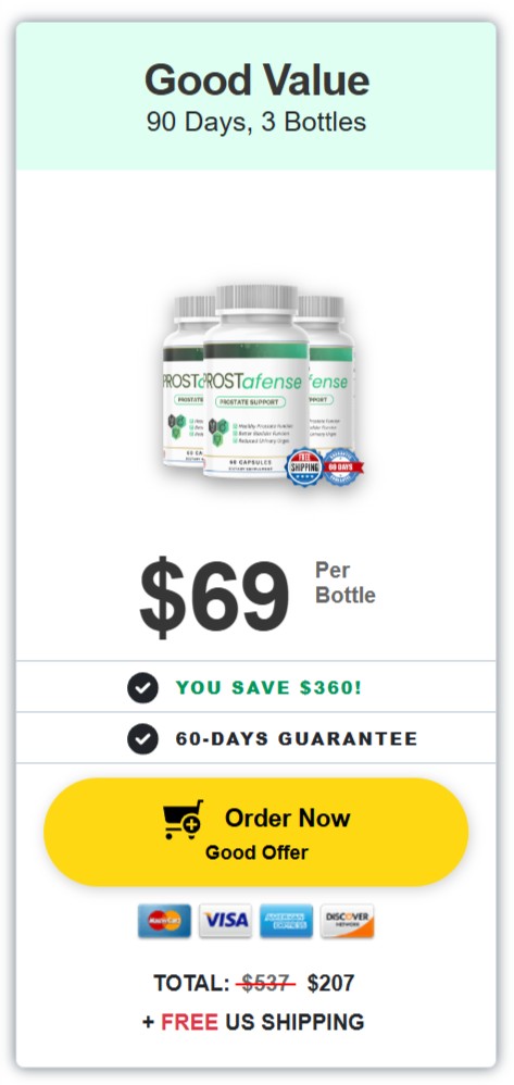 prostafense reviews 3 botlles