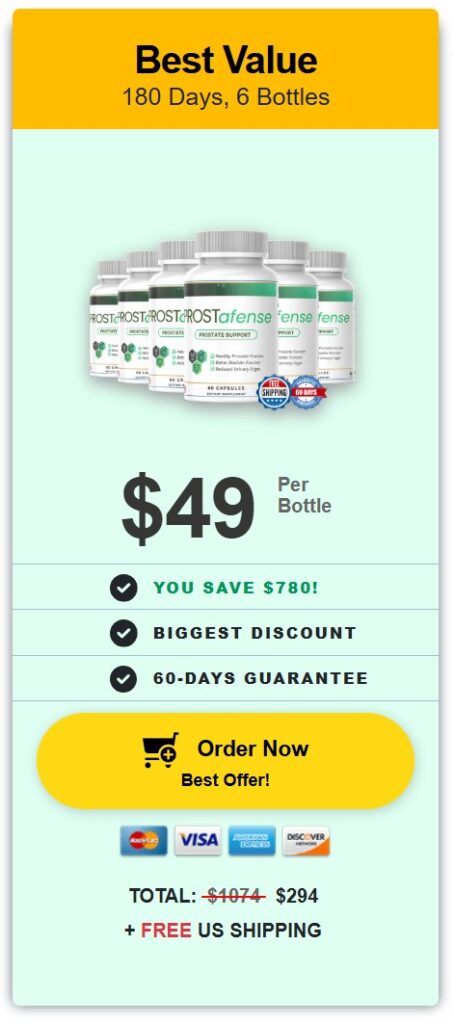 prostafense 6 botlles