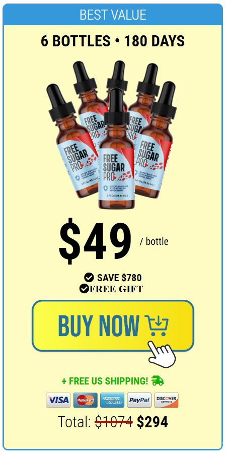 free sugar pro 6 bottles