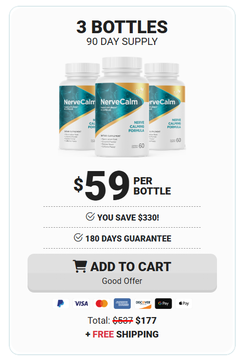 nervecalm reviews 36 bottles