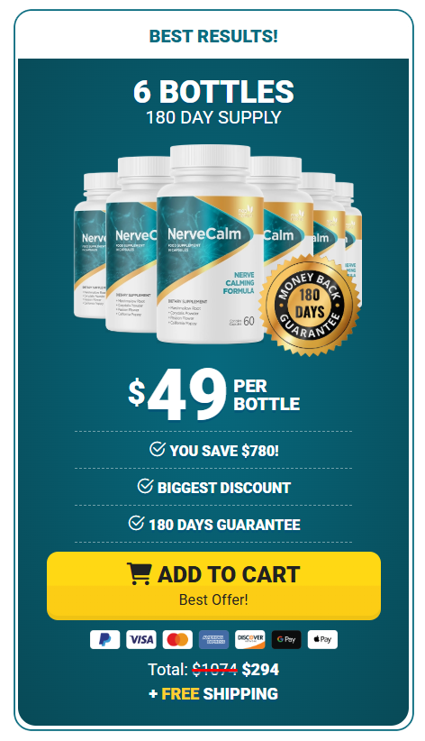 nervecalm reviews 6 bottles