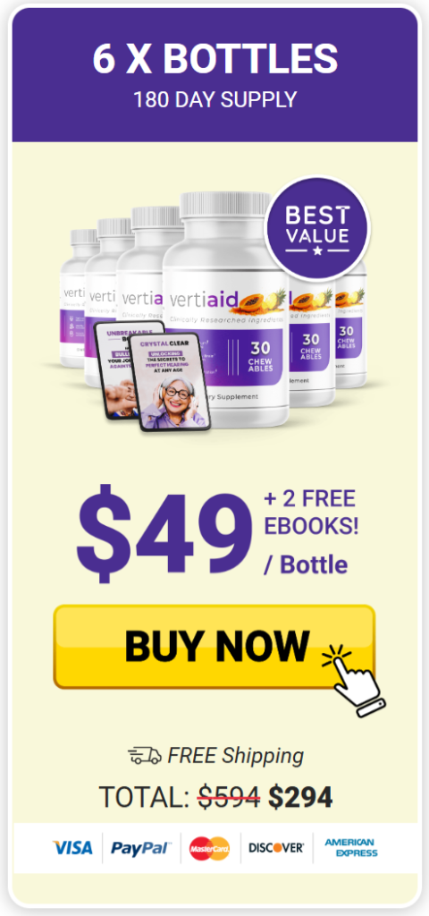 VertiAid review 6 bottles