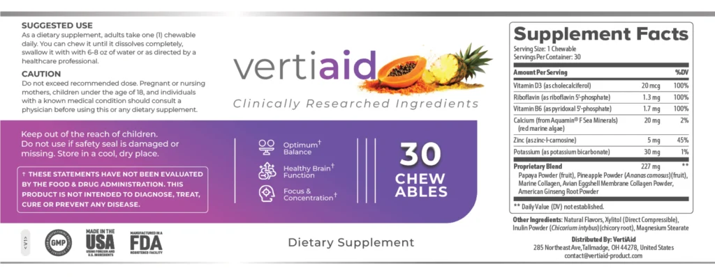 Powerful Ingredients VertiAid