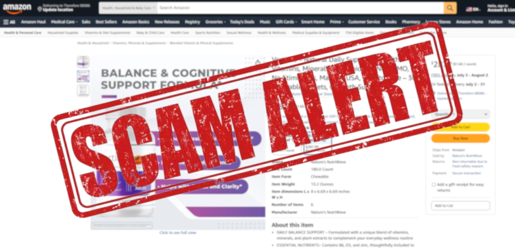 scam alert Vertiaid